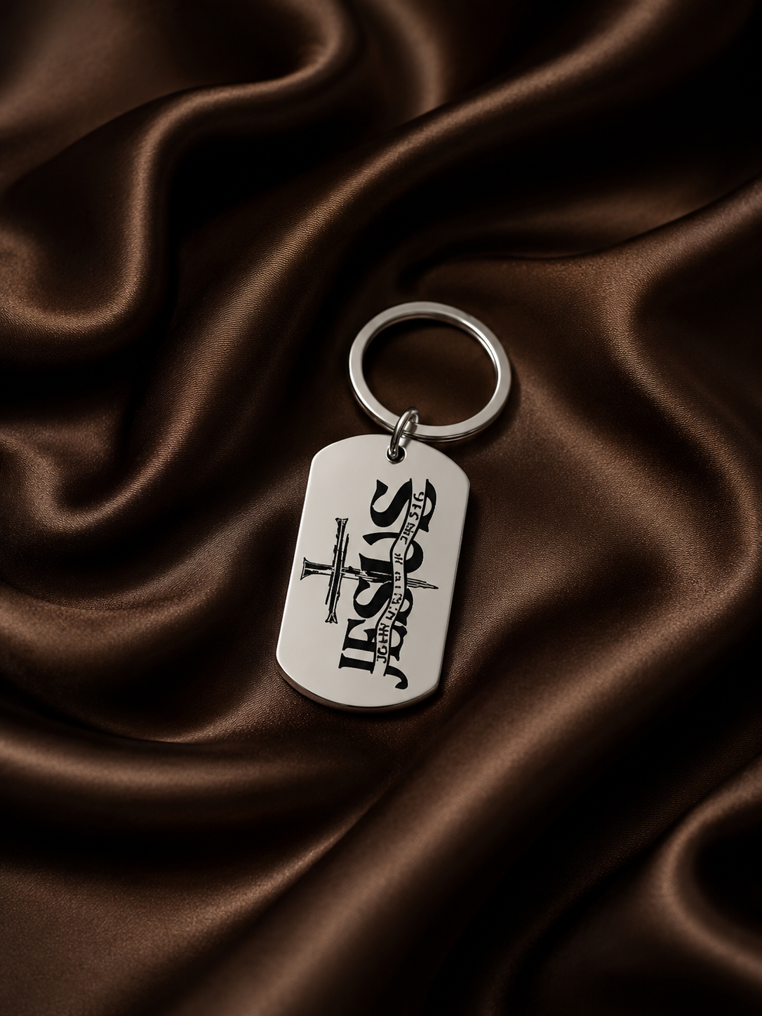 Porte-clé Croix Symbole de Foi