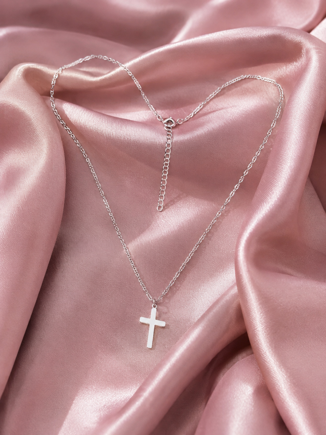 Collier Croix Éternelle Plaqué Or 18K