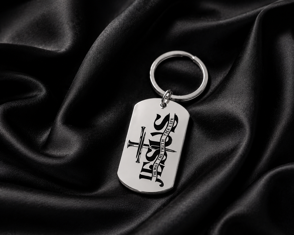 Porte-clé Croix Symbole de Foi