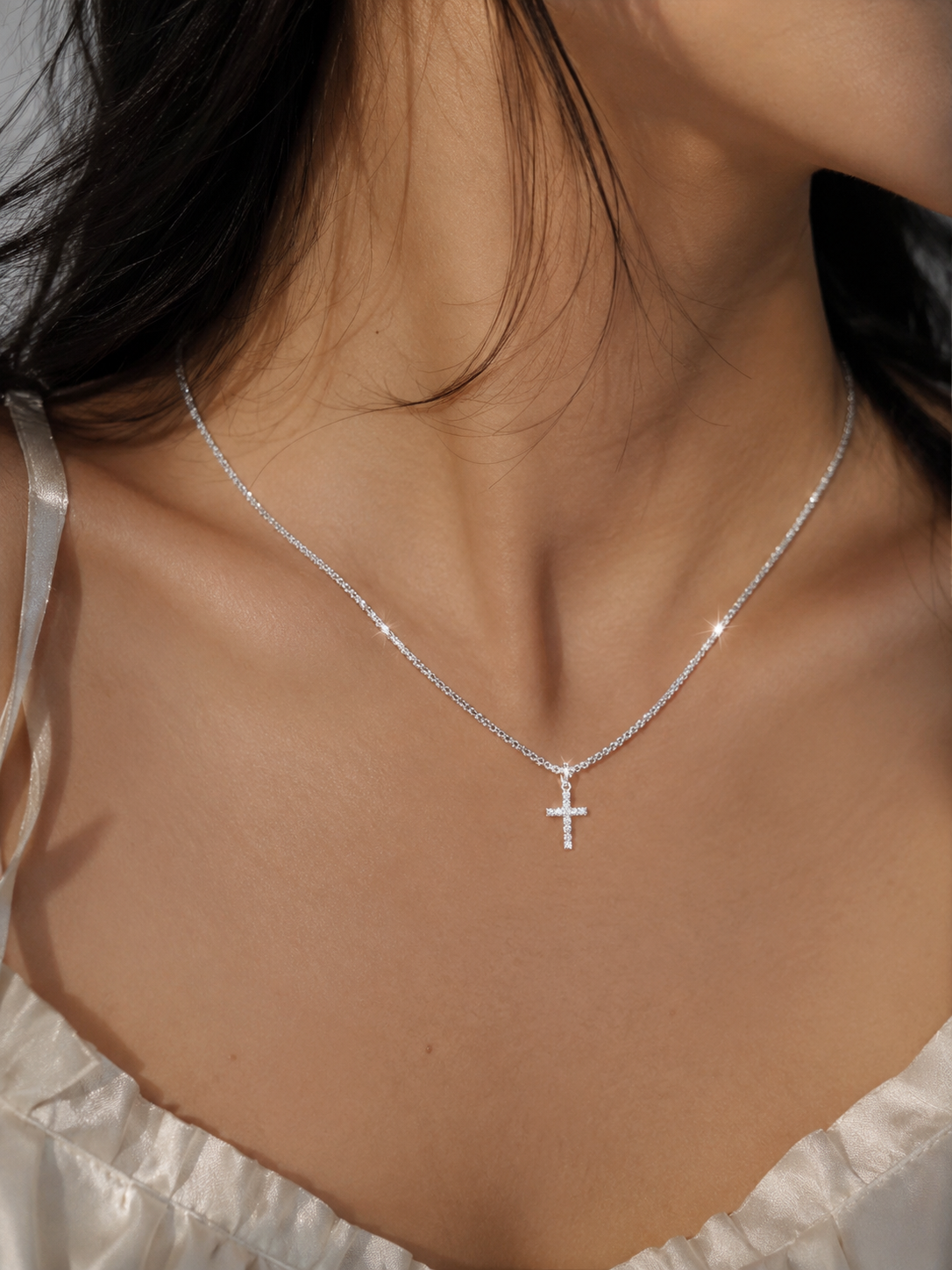Pendentif Croix Signature Argent 925