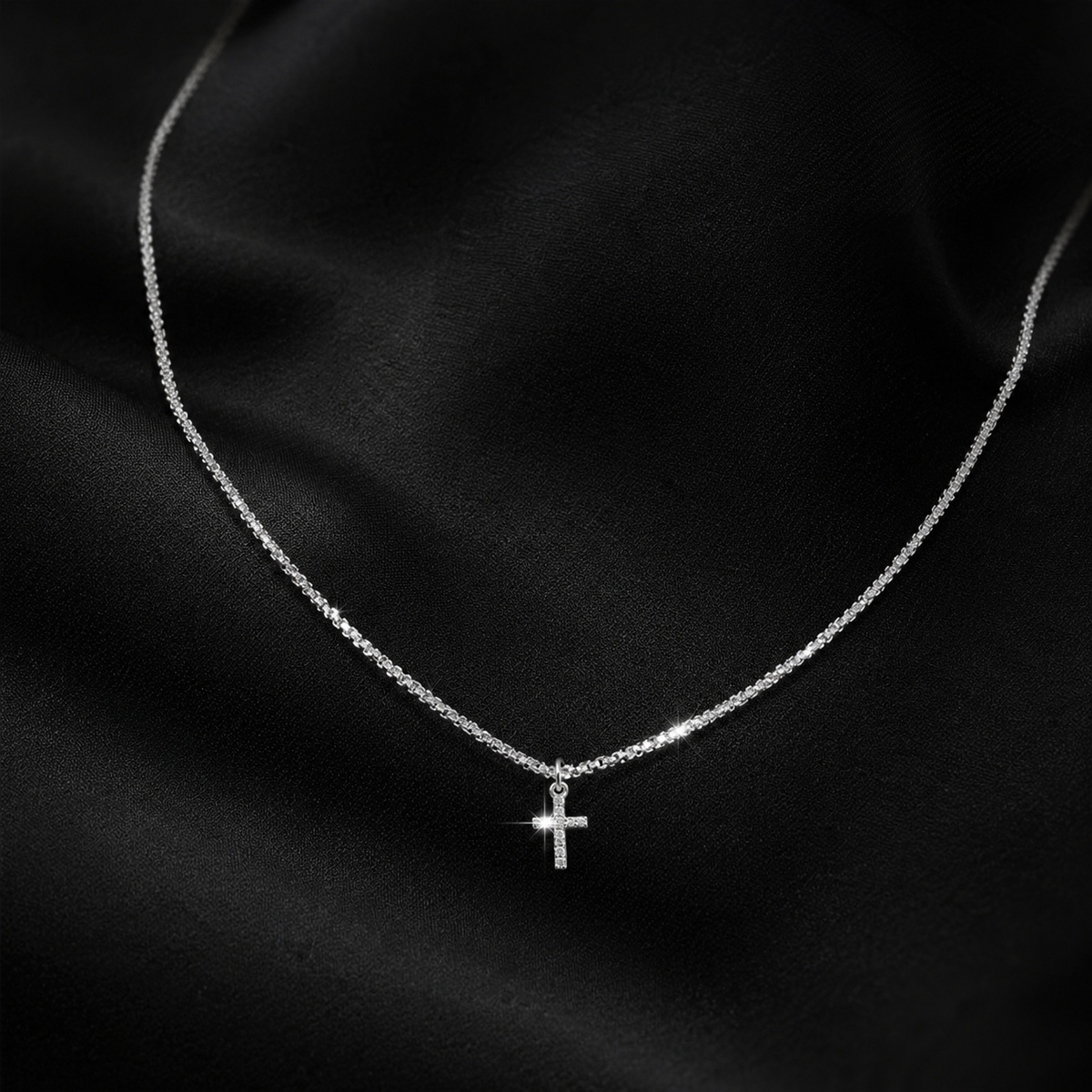 Pendentif Croix Signature Argent 925